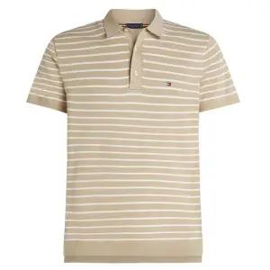 레귤러핏 니트 폴로카라티 MW0MW37396 아이보리 화이트