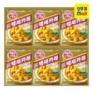 [오뚜기] 백세카레 약간매운맛 100g 6개