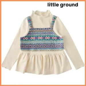 [리틀그라운드8] 룰라비(75C12-330-05)윈터뷔스티에티셔츠/아동여아상의 선물 데일리 코디룩 레이어드티