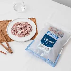 깔끔하게 손질된 오징어채 700g 2봉 생물 기준 오징어 10마리 내외