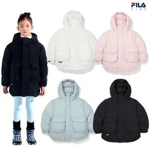 [휠라키즈](대구신세계)클라우드 숏 후드 다운(FK2DJF4107X)