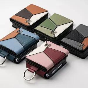 라피네 콤비 천연소가죽 Z플립/3/4/5/6 다이어리 케이스