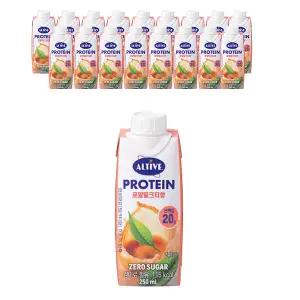 CJ 얼티브 프로틴 로얄밀크티 250ml, 18개