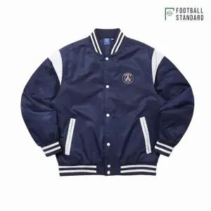 풋볼스탠다드 공용 PSG 바시티 로고 자켓 E4JK431XBLU