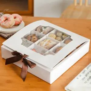 마음결 투명창 오란다 컵케익 머핀 디저트 선물 박스 상자 포장 리본 케이스 9칸