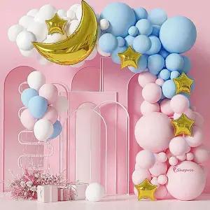 해피데코풍선 졸업 파티장식 골드 이벤트 풍선세트 개업식 문앤스타 장식 칠순 돌잔치 입학식 고백 무대용m