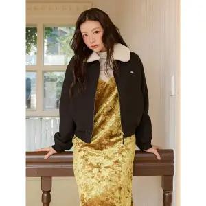 [올리브데올리브](신세계 사우스시티)울혼방 누빔 패딩 퍼카라 점퍼 OW5WMB12