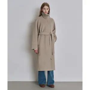 커스텀어클락 [우먼] 벨티드 발마칸 롱 코트 오트밀 COWCT001OATMEAL 323431