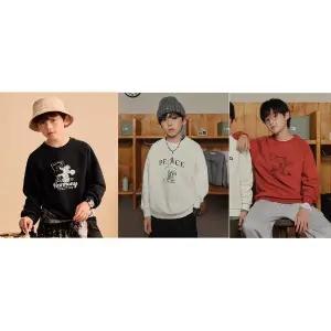 [폴햄키즈](하남점)공용) 폴키베어 플리스 맨투맨 PKF4TR3013