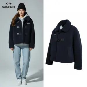 [백화점 출고] 아이더 플리스 여성 허그 토글 자켓 카본 떡볶이 단추 카라형 털 뽀글이 점퍼 후리스