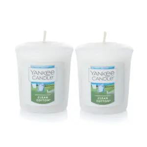 양키캔들 보티브 클린코튼 아로마 향초 X2개