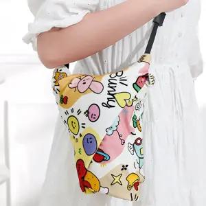 벨크로 매직파우치 펼치는 감성파우치 큐티캐릭터