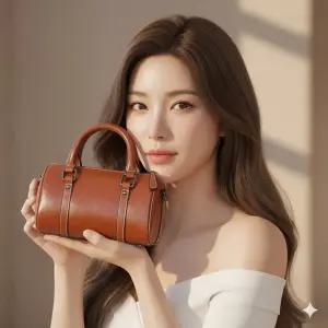 스타일 STY1 미니보스턴 여성 소가죽 크로스백 토트백 숄더백 미니가방 가죽가방