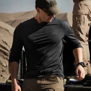 CQR 자외선차단 쿨링 경량 퀵드라이 긴팔 티셔츠