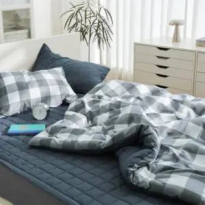 [아이르] 빅체스 사계절 먼지없는 차렵이불+패드+베개세트 슈퍼싱글 SS