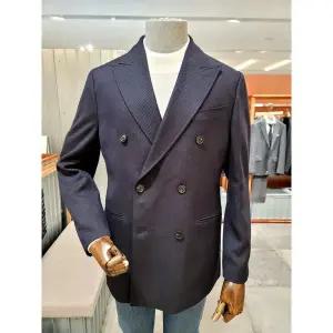 갤러리아 24 F/W 본 이태리 수입사 트윌 네이비 더블 블레이져 BN4FEA213