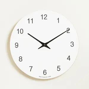 260파이 국산 플랫우드 무소음 인테리어 안방 거실 벽 시계 A형 유리없는 가벼운 오픈형