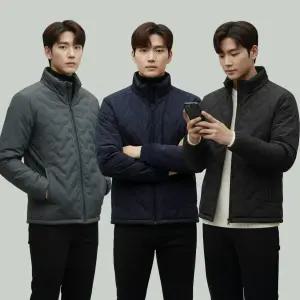 뉴완 겨울 보온 남성 고주파 방수 중량 패딩 자켓 빅사이즈 95~130 사이즈