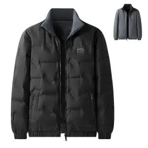 JEEP SPIRIT 겨울 남성 양면 방한 보온 경량 패딩 재킷