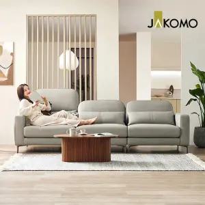 [롯데백화점]자코모 피렌체 하이 3.5인 기능성 럭스 통가죽 천연면피 소가죽 소파