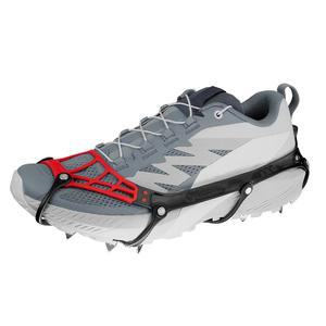 Kahtoola MICROspikes 고스트 겨울 신발 아이스 - 용암 초경량 스몰 그립, 걷기 달리기, 및 12개의 얼음 스파이크가 트레일 지형에서 트랙션, 있는 혼합 하이킹