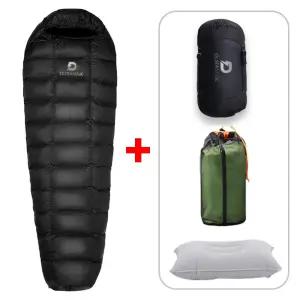 듀라맥스 침낭 머미형 1000g 입체봉제 사계절 동계 차박 구스
