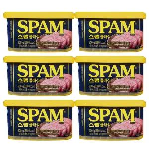 CJ제일제당 스팸 클래식 200g 6개 / 써클