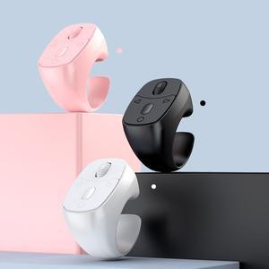 스크롤링 무선 핑거 셔터 리모컨 페이지 터너 모바일 폰 컨트롤러 블루투스 5.3 카메라 셀카 버튼