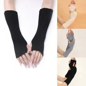 [하프클럽/]넓은 골지 패션 여성 외출 겨울 사무실 암 하프 워머