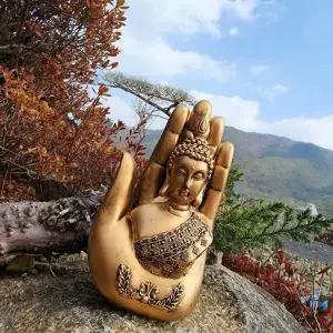 [하프클럽/]미니불상 손바닥 부처님