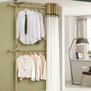 옷이실커텐옷걸이 공간 활용 디자인옷걸이 3004호 예쁜 (WFJ5O3R)