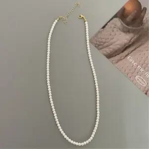 여성용 진주장식 패션 목걸이 데이트룩 액세서리