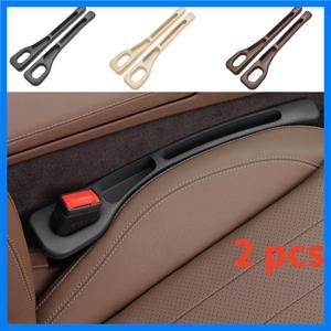 2pc 자동차 좌석 갭 필러 주최자 Pu 방수 자동차 좌석 갭 플러그 스트립 2 그루브 좌석 갭 스토리지 자동