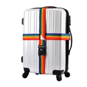 캐리어고정벨트 잠금 가방 열림방지 홀더 밴드 무지개 (WFJPW3M)