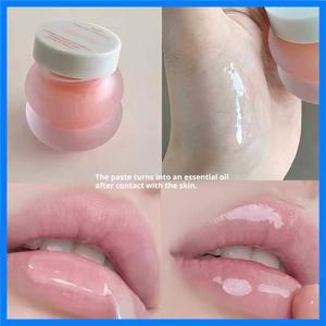 토코보 스크럽 립 마스크 부드러운 스크럽 깊은 영양 공급 신선한 과일 향 휴대용 컴팩트 나이트 리페어 건