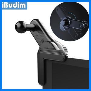IBudim 자동차 디스플레이 화면 전화 홀더 기본 액세서리 17mm 볼 헤드 범용 자동차 전화 브래킷 테슬라에