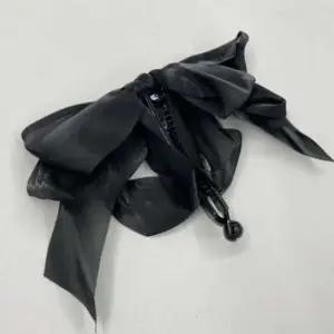 왕리본 바나나핀 블랙 여성머리끈 리본머리핀 리본핀