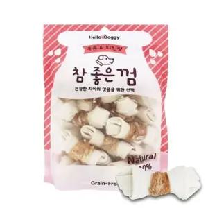 헬로도기 참 치킨맛 우유 좋은껌 강아지 15P 간식 (WFJ7XBX)