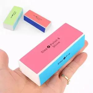 손톱다듬기 손톱 야슬이 사각4면 손톱파일 버퍼 (WFK9XOG)