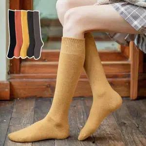 여성 베이직 기본 기모안감 니삭스 겨울 양말 니삭스 기모 판타롱