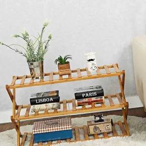 [하프클럽/]3단수납 선반 원목 거실 세탁실 모듈 우드 다용도