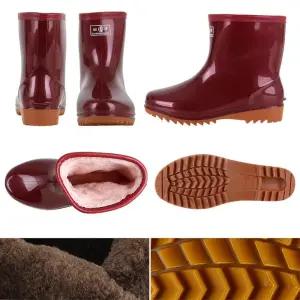 겨울 방한 털장화 주방 신발 남자 여자 반장화 조리화 밭일 시골 방한화