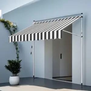 접이식어닝 무타공 기둥식 캐노피 매장