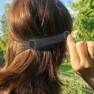 귀안아픈 마스크 스트랩 밴드 귀걸이 이어가드 블랙 마스크고리