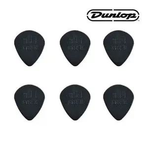 [하프클럽/]블랙 나이론 1.18mm 기타 피크 6개 세트 재즈형 악기용