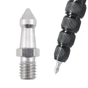 삼각대 발 패드 스파이크 팁 3/8 나사 볼트 스탠드 못