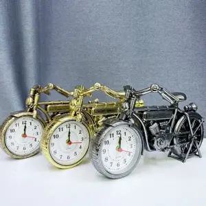 레트로 아날로그 알람 AA건전지 탁상 자전거 알람시계 (KYR-WCBB137)