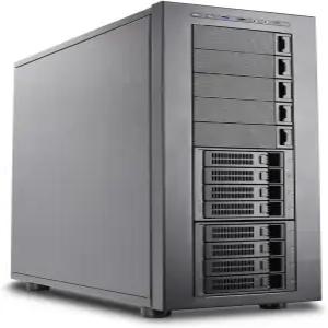 로즈윌 토르 NAS Pro - 풀 타워 워크스테이션 케이스 서버 섀시 최대 8개의 3.5인치 핫 스왑 /2.5인치 SATA