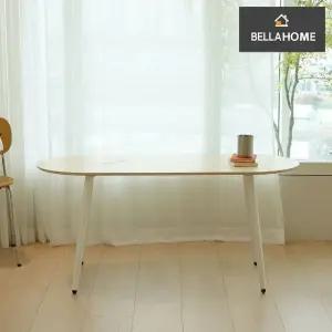 고품질 (벨라홈) 자작 HPM 낮은식탁 소파테이블(타원형) 1400x600(CN9911) (WFKDYYZ)