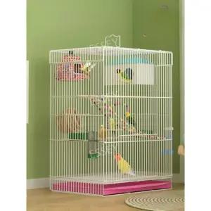 대형 대형새장 앵무새장 이동식 앵무새 케이지 놀이터 새장 선반